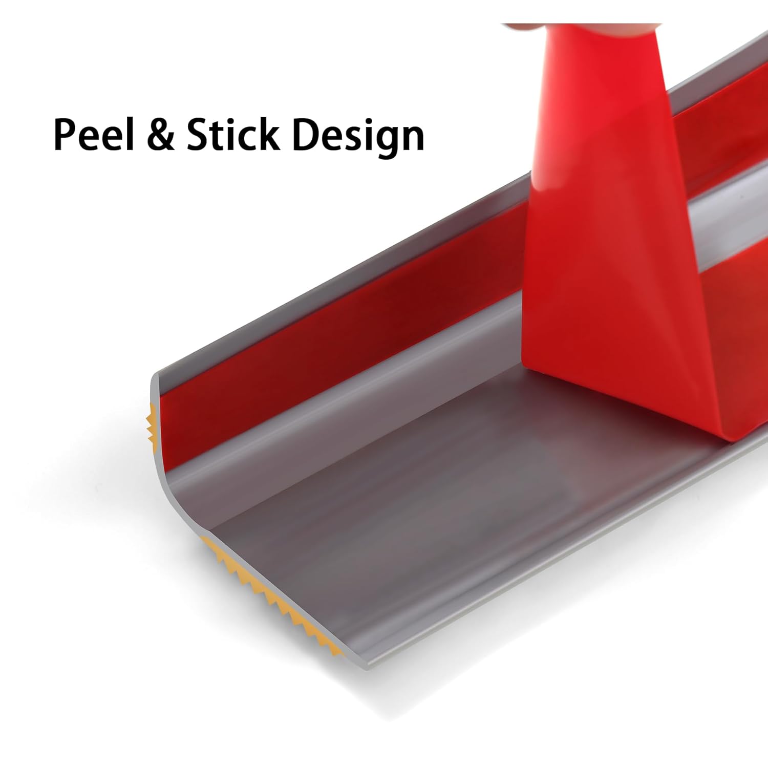 Escalera antideslizante de vinilo para escaleras, autoadhesivo, antideslizante, peldaños de goma flexible, protector de bordes, moldura para usos en