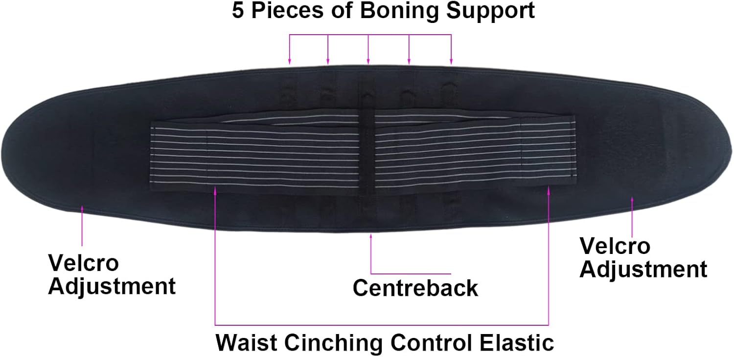 Cinturón de neopreno para entrenamiento de cintura para mujeres y hombres, reductor de cintura, pérdida de peso, cinturones de apoyo para la