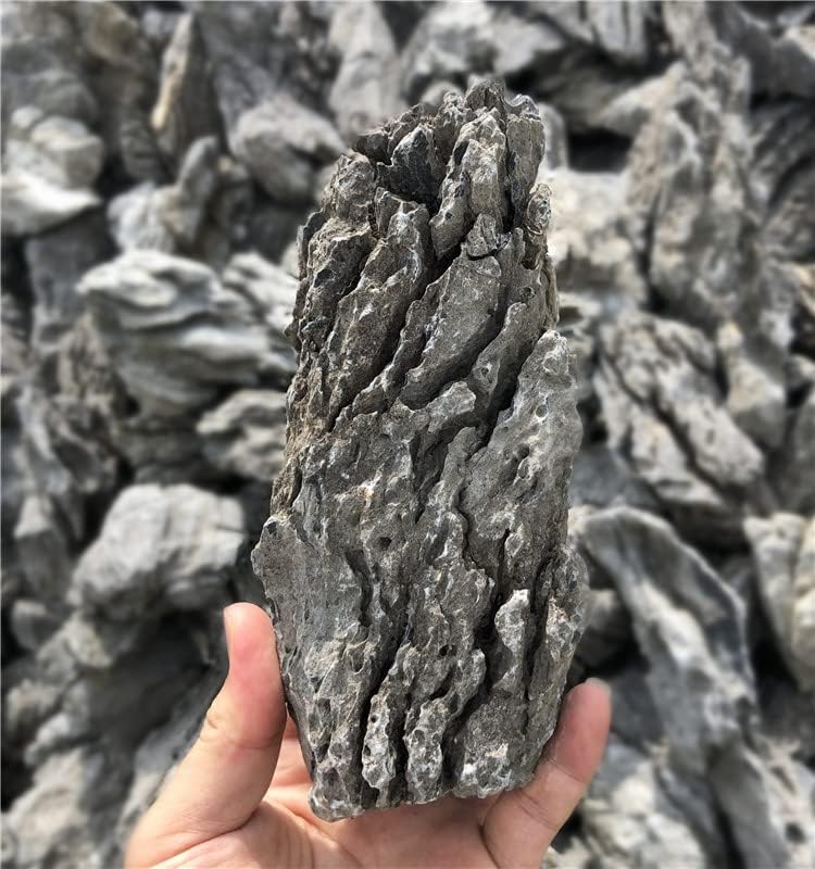 KINGRUI – Rocas de acuario Seiryu, piedra de dragón, adecuadas para modelos de paisajismo de acuarios y decoración de peceras, recintos de reptiles