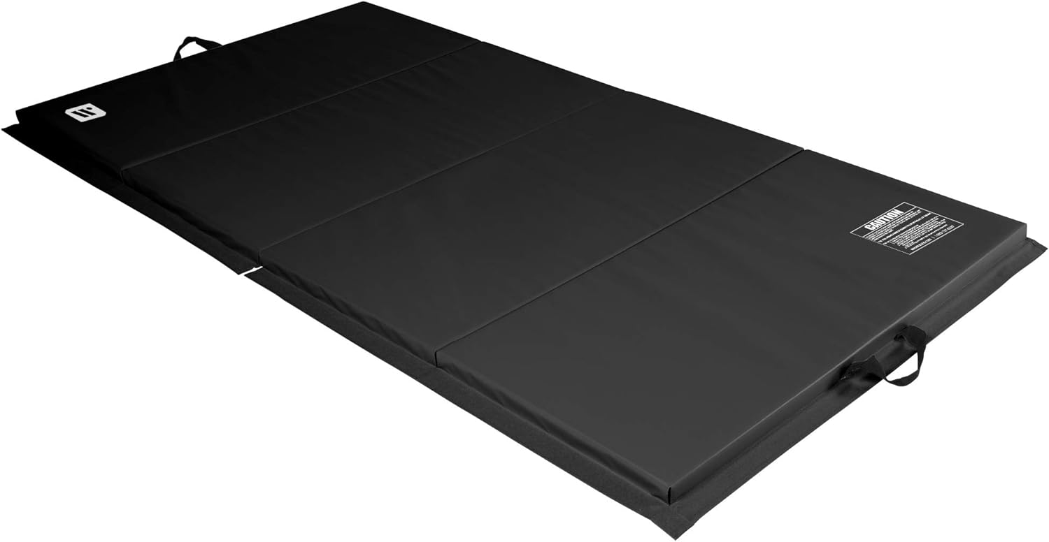 We Sell Mats – Alfombrilla personal de ejercicio y fitness de 4 x 8 x 2 pulgadas para entrenamiento en casa – Ligero y plegable para llevar –