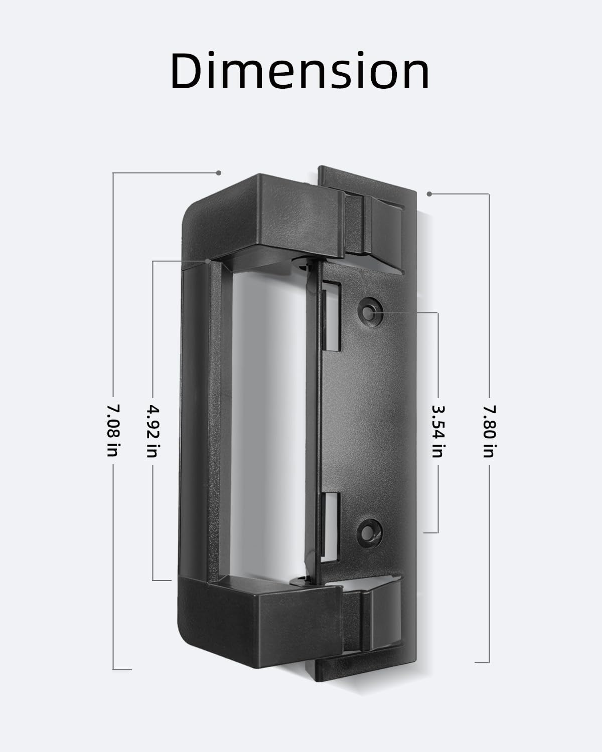 2023 actualizado 3316882900 Soporte para manija de puerta de refrigerador RV compatible con Dometic 3316882.900 S, mango Std Dr Combo-68 Amii