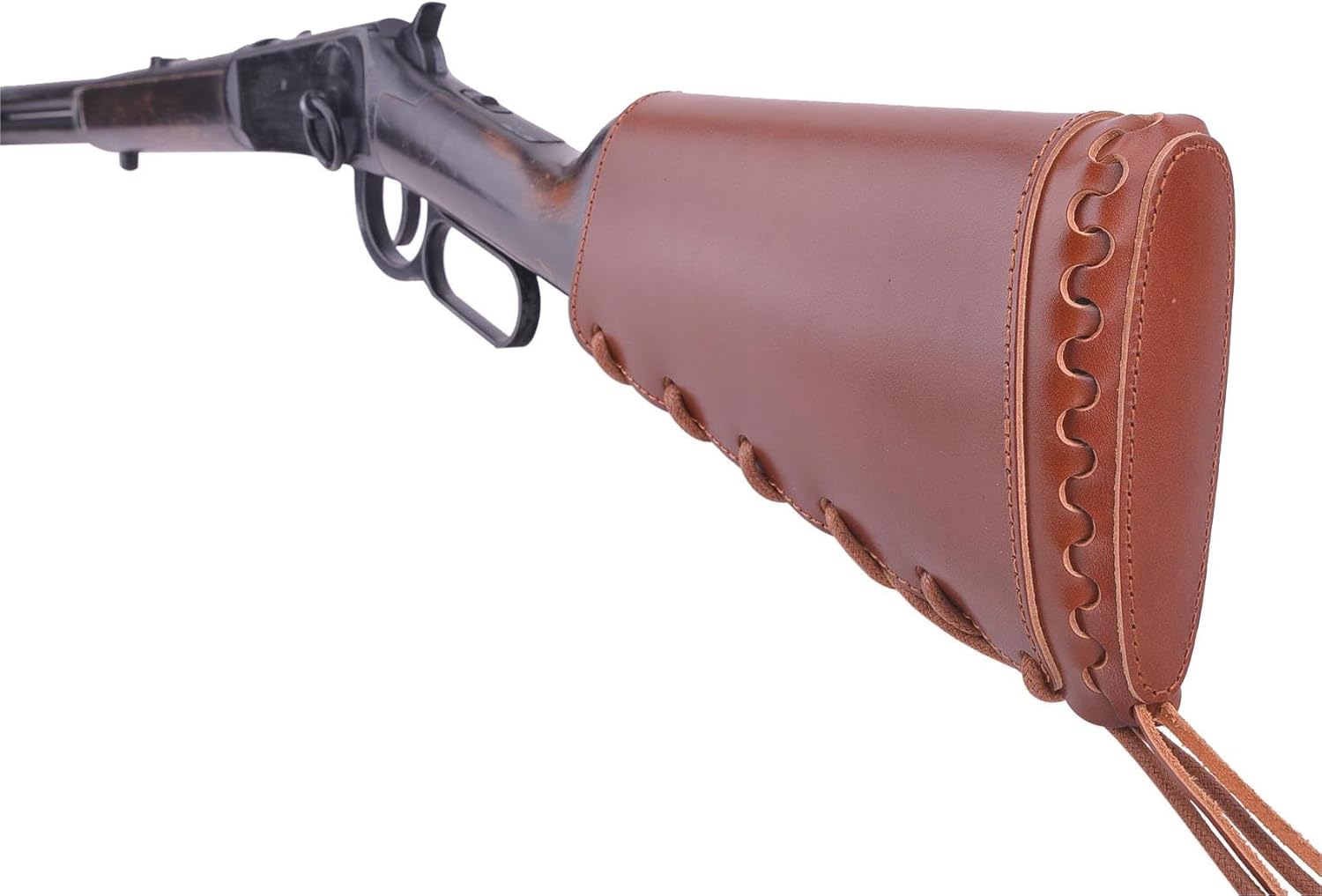 Extensión hecha a mano de cuero de la culata del cojín del retroceso para las escopetas, rifles