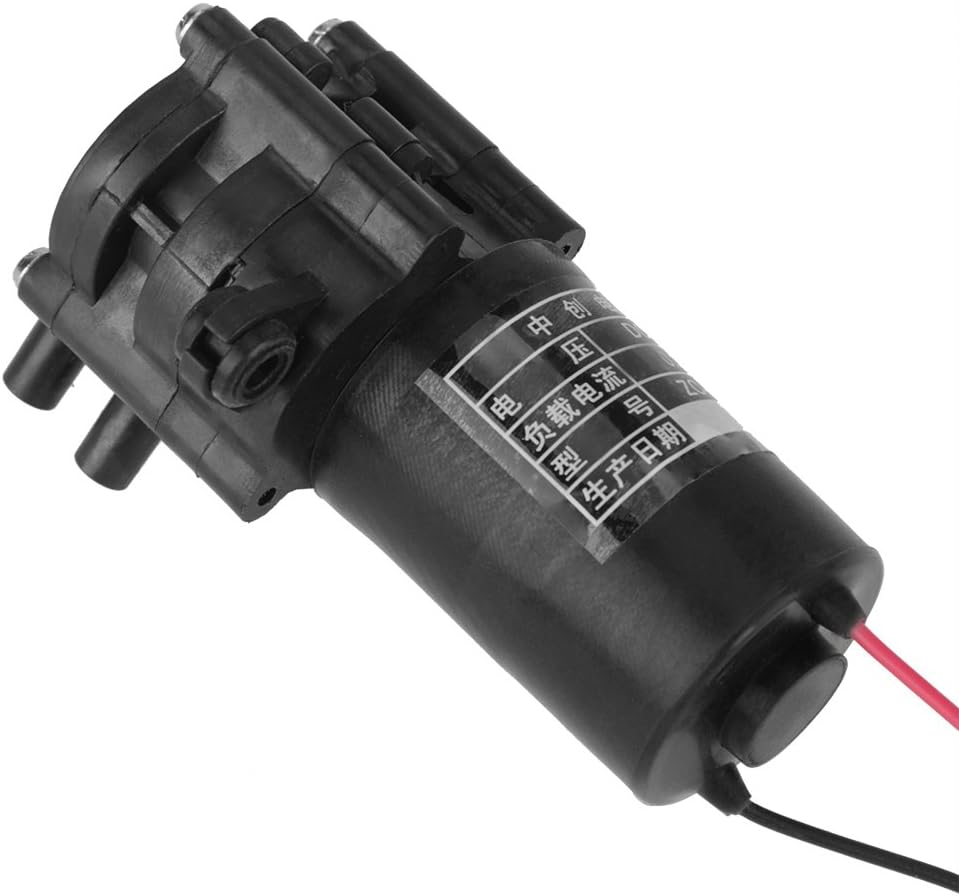 FTVOGUE 12V ZC-A250 Mini autocebante -resistente DC Gear Bomba de agua para acuario herramienta de bombeo de agua