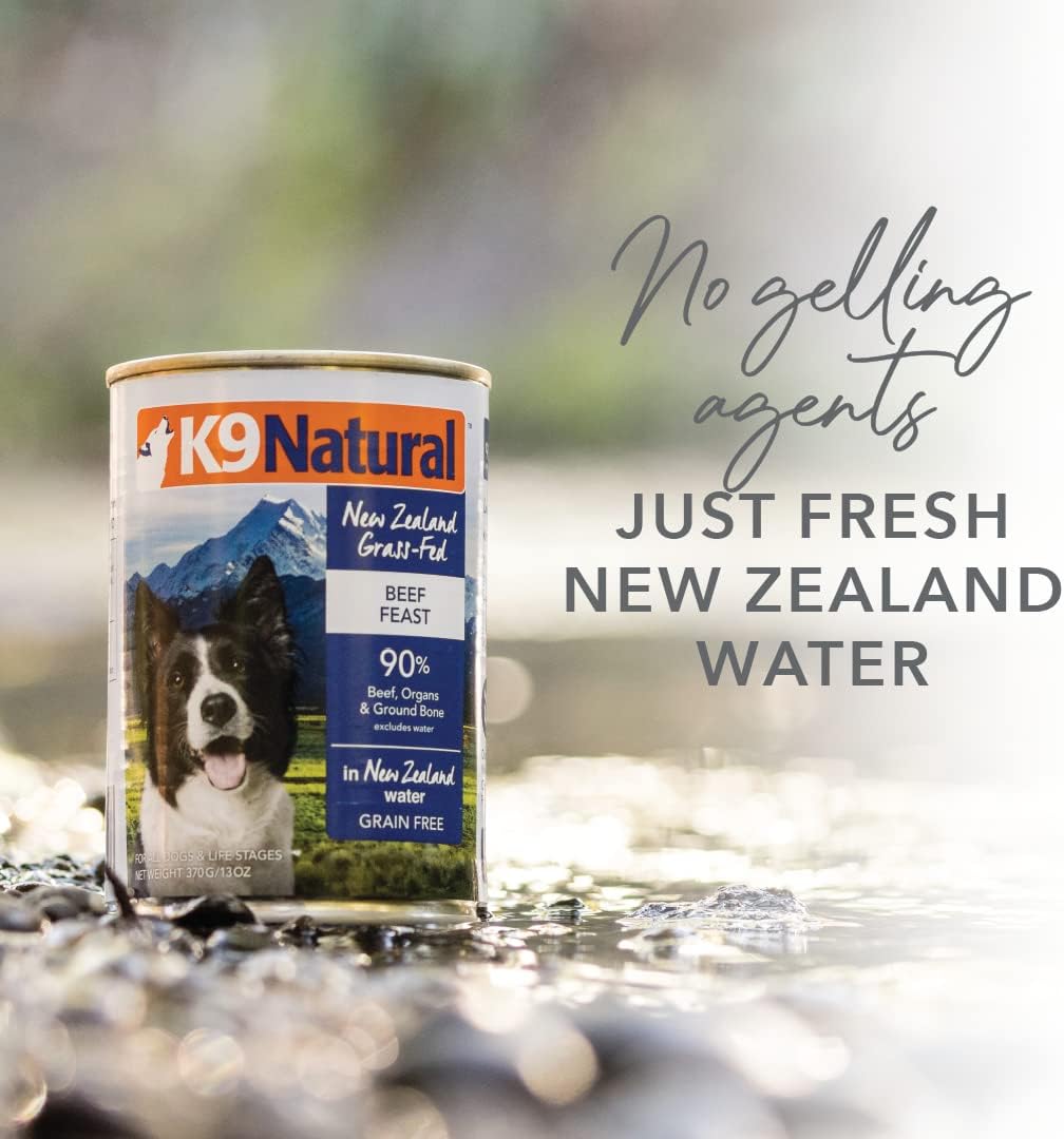 K9 Natural Alimento enlatado para perros sin BPA y sin gelatina, pollo, 6 onzas, paquete de 12