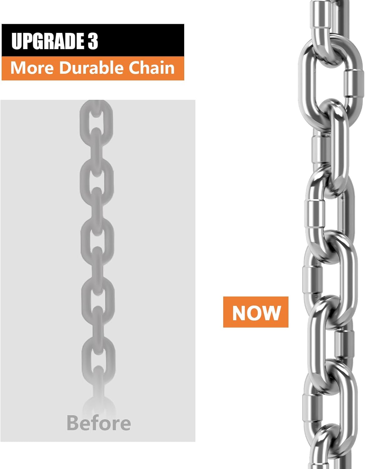 Polipasto de cadena manual de palanca de 34 toneladas viene con 1650lbs 10ft Heavy Duty Premium Hoist