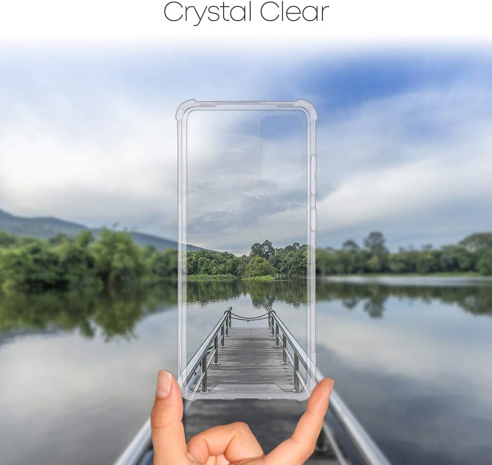 GOOSPERY Funda para Galaxy S20 Plus, funda protectora transparente con esquinas reforzadas, funda híbrida delgada a prueba de golpes para Samsung