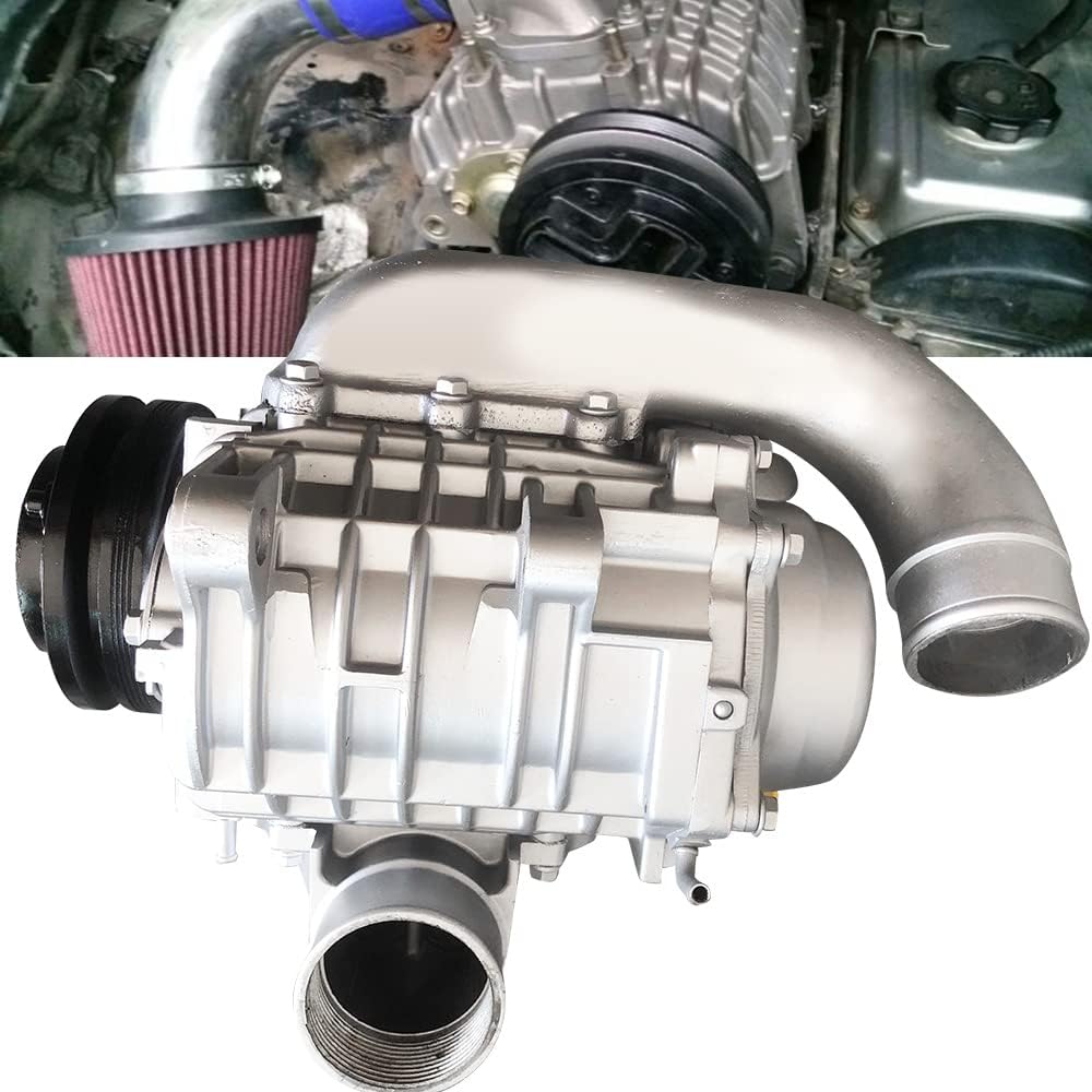 Sobrealimentador universal de las raíces de Cherokee, turbina de aluminio del aumentador de presión del compresor del coche SUV para 2.0-3.5L