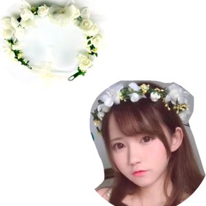 Tiara de flores moradas para mujer, piezas de pelo de boda para novias, corona de flores para niñas, diadema de flores blancas, accesorios para el Tiara de flores moradas para mujer, piezas de pelo de boda para novias, corona de flores para niñas, diadema de flores blancas, accesorios para el