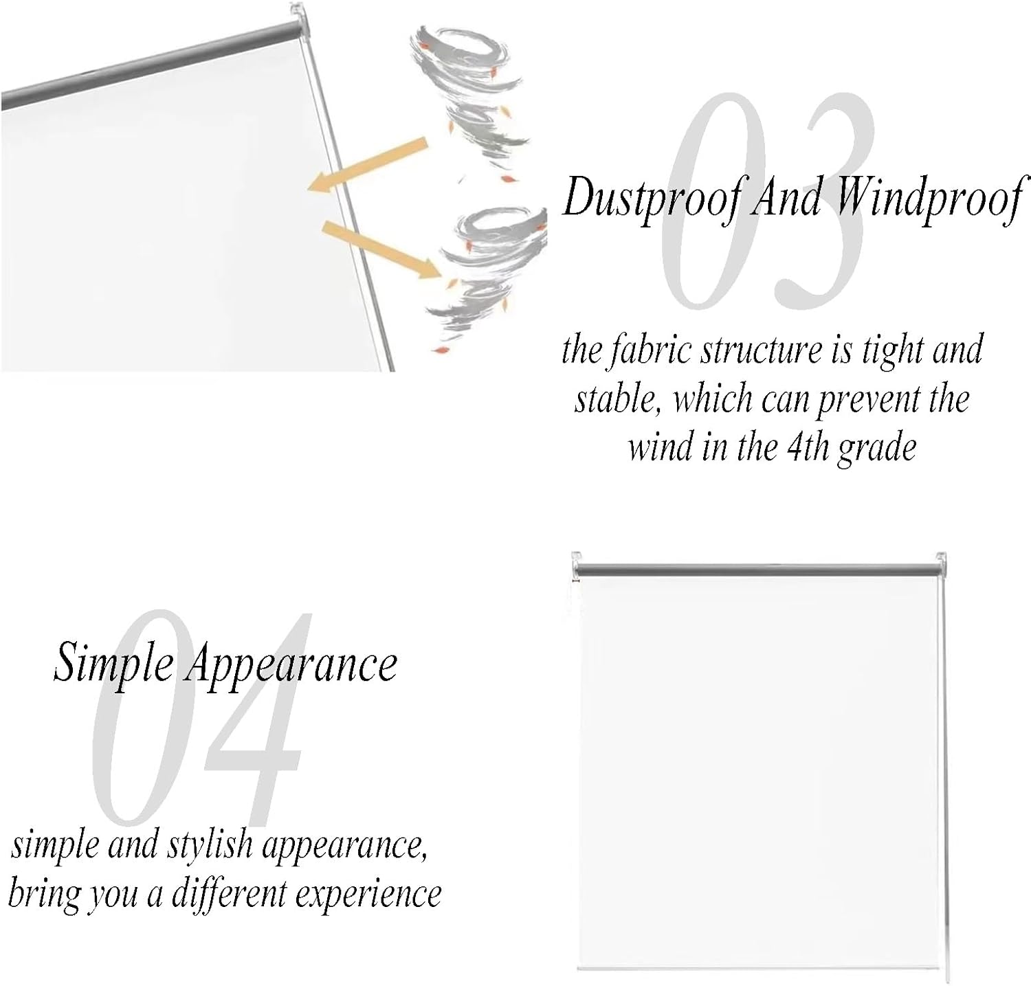 Persianas enrollables transparentes, cortina de PVC transparente, persianas opacas para ventana, persianas enrollables transparentes, persianas