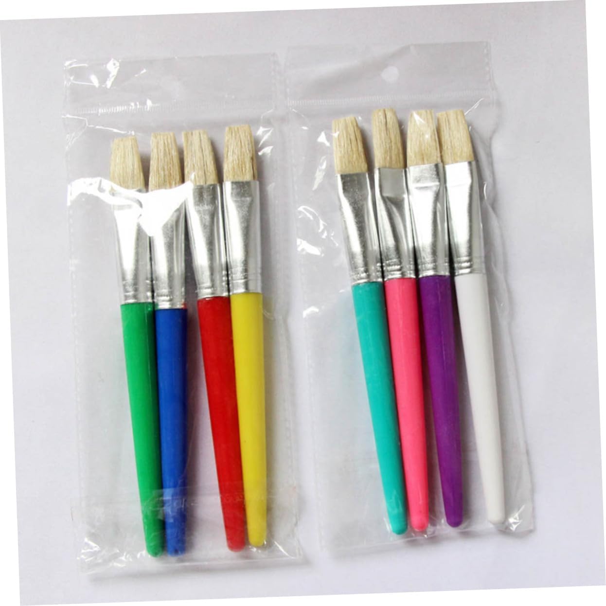 EXCEART 16 unids para pintura suministros de arte de nylon pintura pincel pintura suministros de arte pintura plana pincel pintura pinceles color