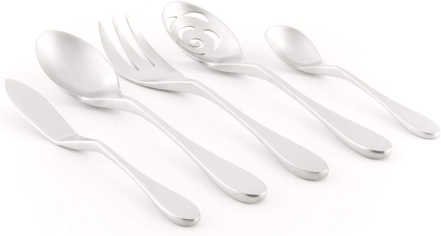 Knork Original 180 Matte Juego de 5 piezas para servir