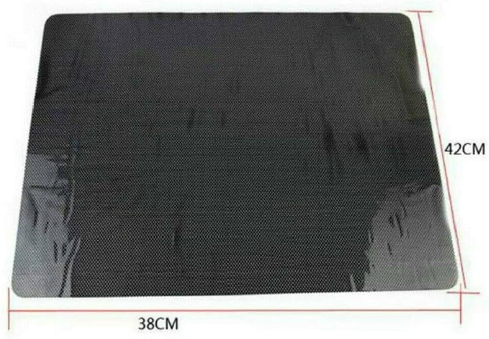 AOLI 2 unids coche parasol cubierta ventana trasera lateral bloqueo estático visera escudo pantalla negro