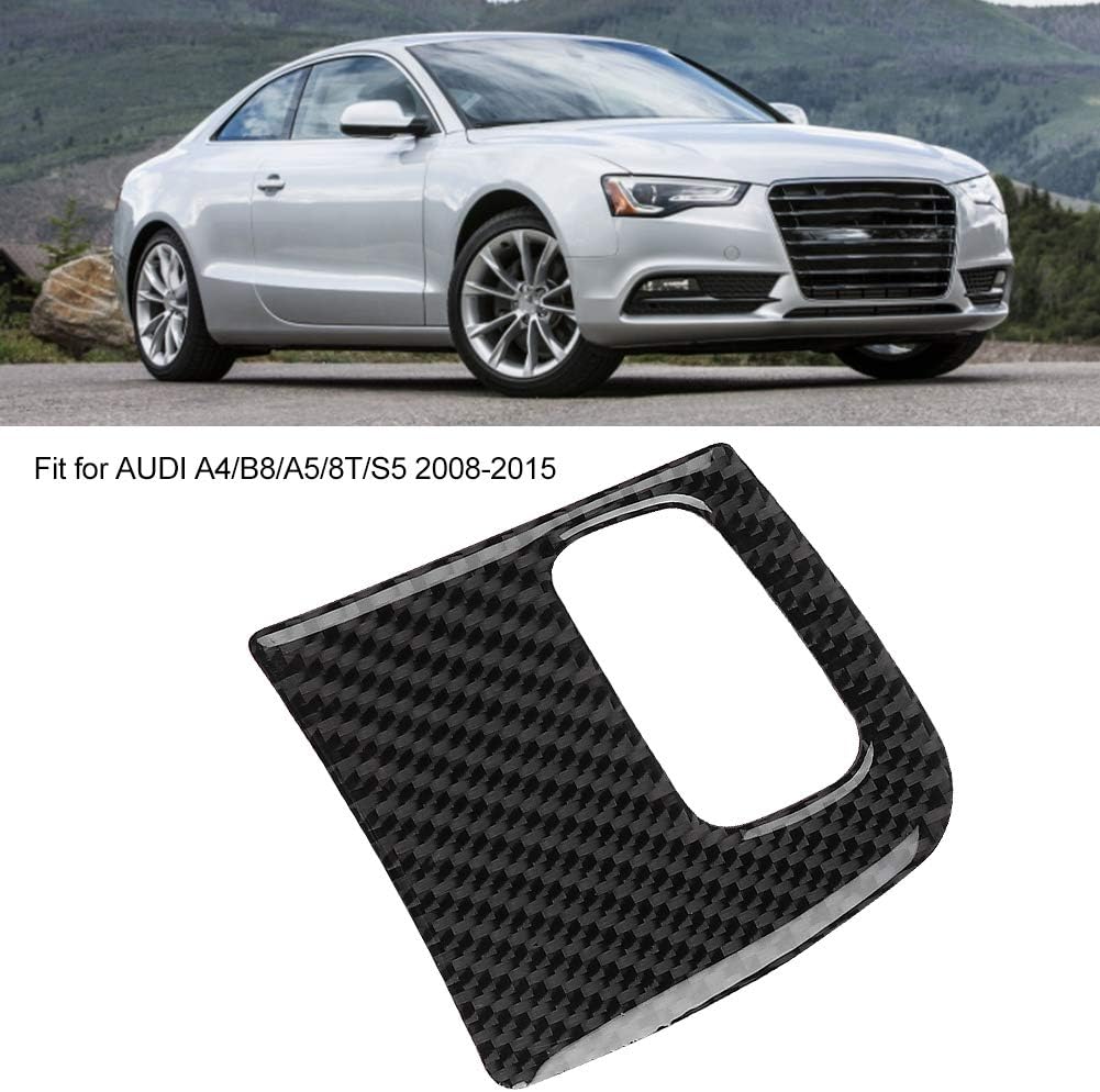 Marco de agujero de llave de fibra de carbono para el interior del automóvil, accesorio de repuesto para A4B8A58TS5 08-15