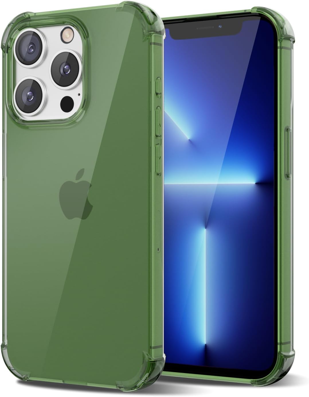 Funda transparente para iPhone 13 Pro Max, funda protectora de silicona transparente con diseño para mujer, diseño femenino lindo y simple, delgado,
