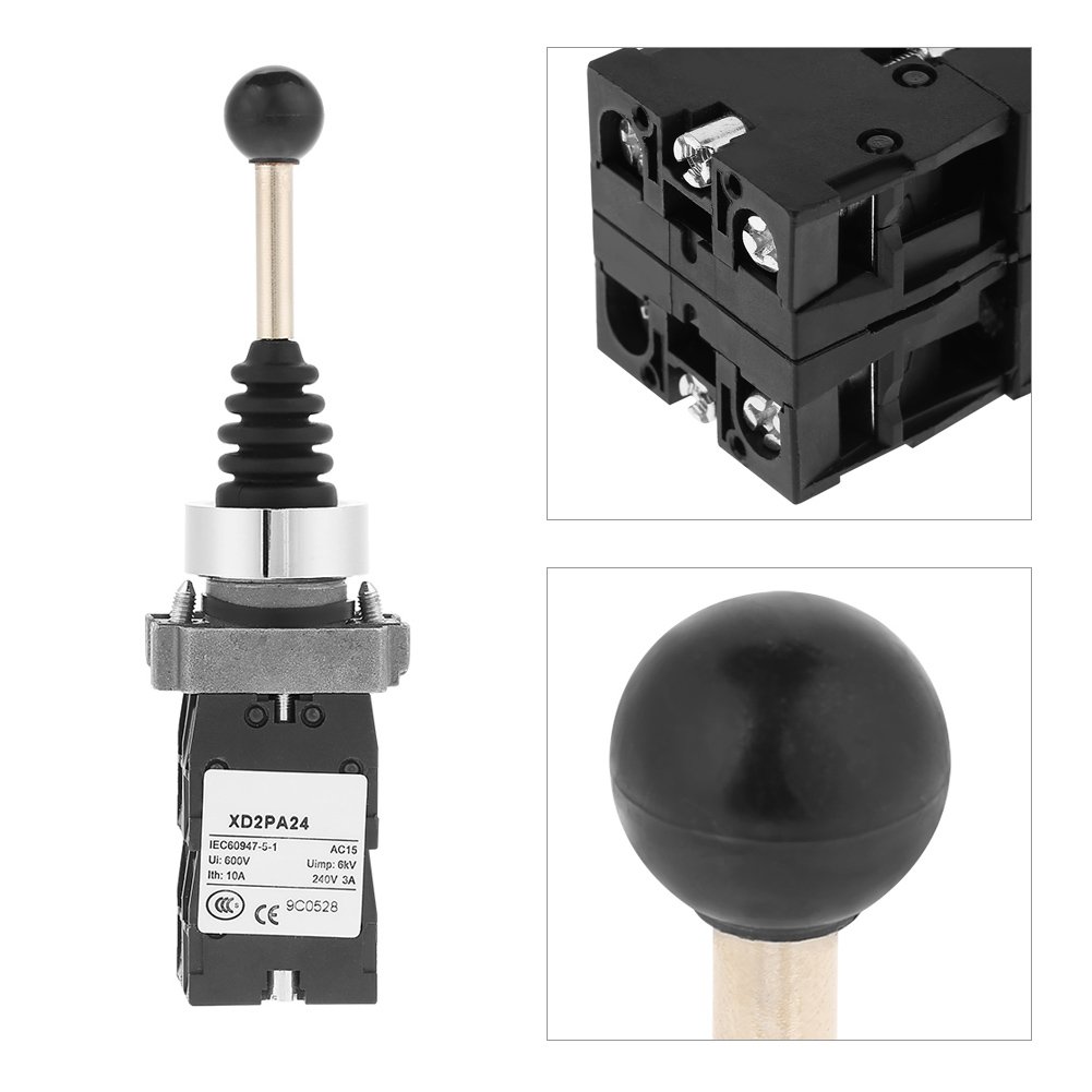 XD2-PA22 Controladores de palanca de mando 4 Posiciones Retorno Muelle Interruptor de retorno Interruptores rotativos Joy Stick