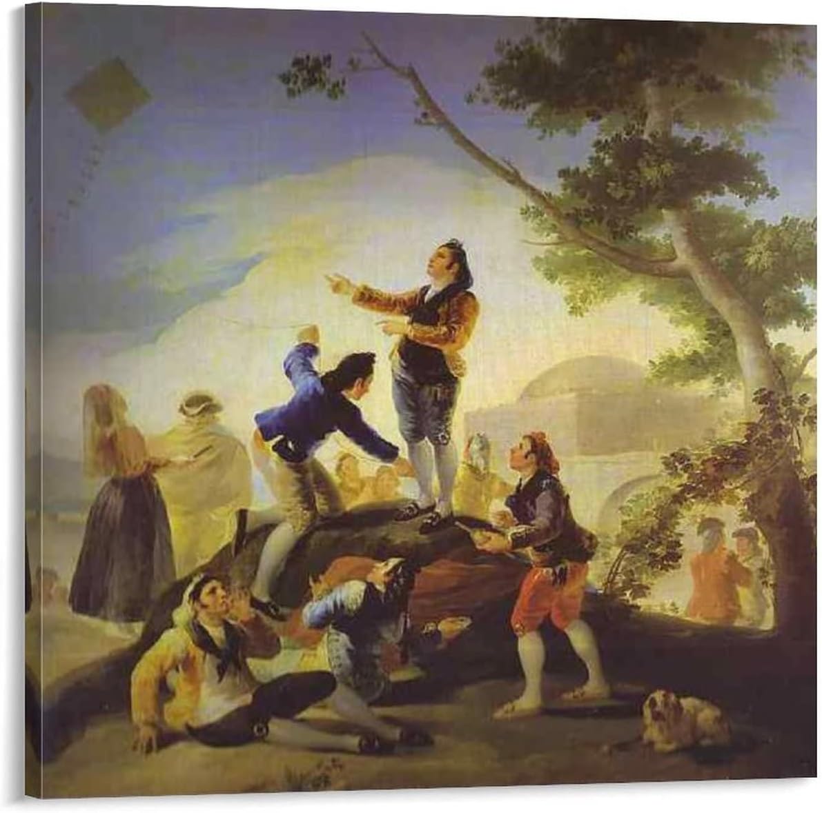 YEGAN Francisco De Goya Art Poster La Cometa Home Decor Poster Wall Art Hanging Picture Print Bedroom Decorative Painting Posters Room Aesthetic