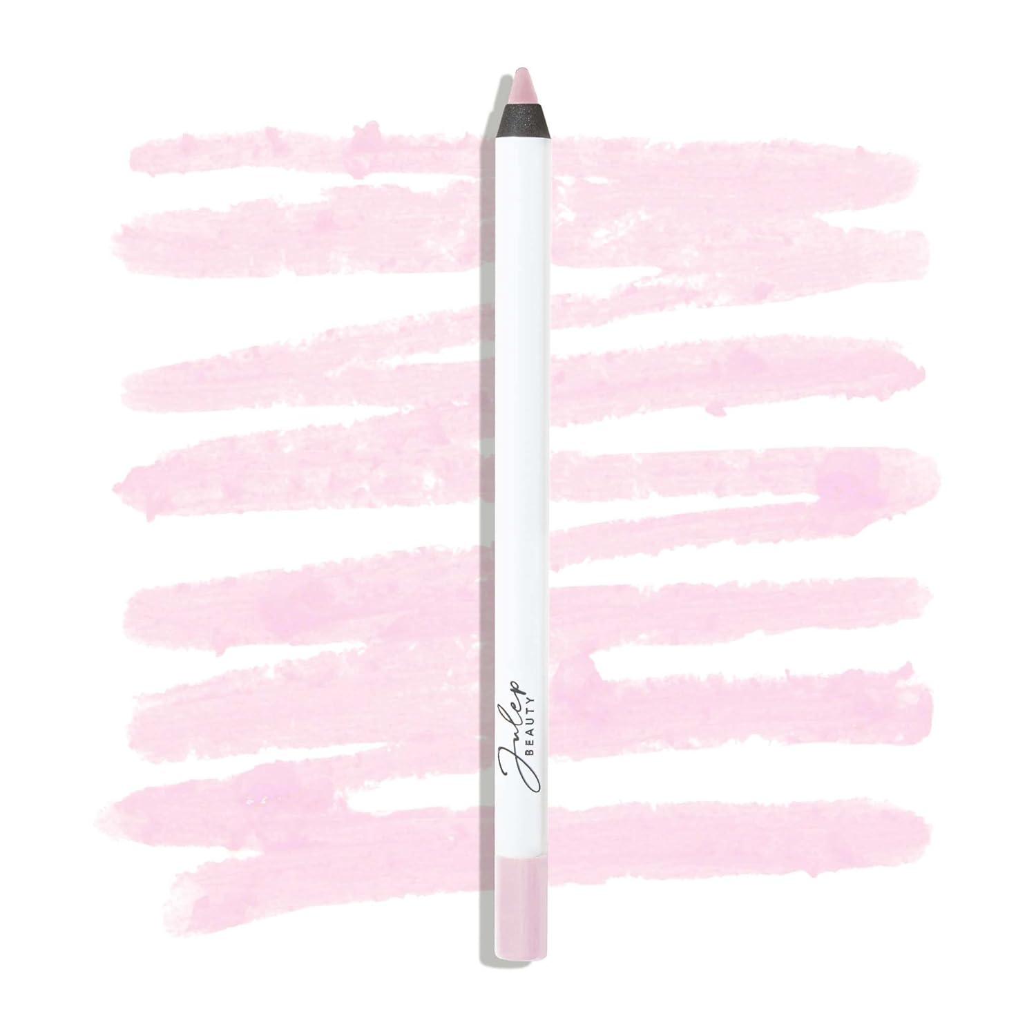Julep When Pencil Met – Lápiz delineador de ojos de gel afilable multiusos de larga duración, tutú rosa mate, a prueba de transferencia, forro de
