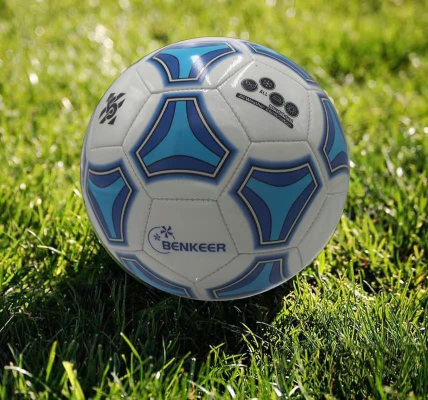 Benkeer Balones de fútbol que brillan en la oscuridad, tamaño 345, regalos de fútbol para niños, jóvenes y adultos, pelotas de fútbol tradicionales