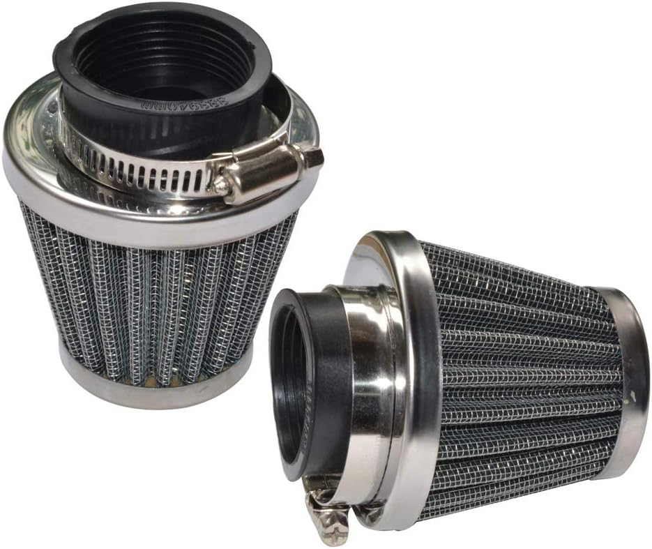 baitaihem 2unidades Motocicleta Pod Filtro de Aire de bolsillo suciedad ATV Pit Bike35383940424648505254mm, 42mm