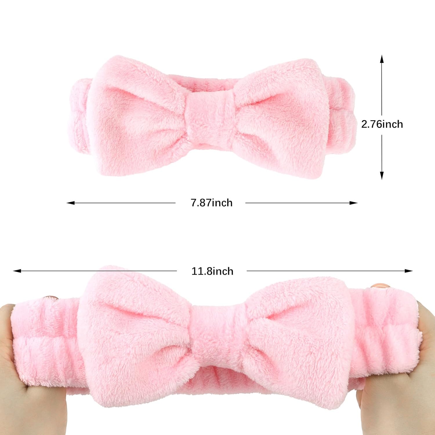 Jaciya Diadema de maquillaje de spa, paquete de 8 unidades, diadema para el cuidado de la piel para lavar la cara, regalos de spa para mujeres,