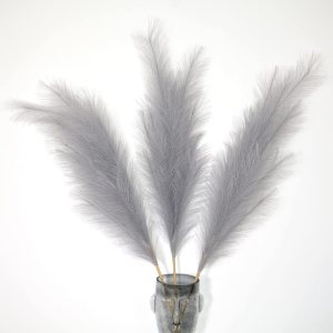 Hierba sintética de las pampas, 3 tallos grandes, decoración de hierba artificial de las pampas, hierba pomposa alta para jarrón de suelo, Hierba sintética de las pampas, 3 tallos grandes, decoración de hierba artificial de las pampas, hierba pomposa alta para jarrón de suelo,