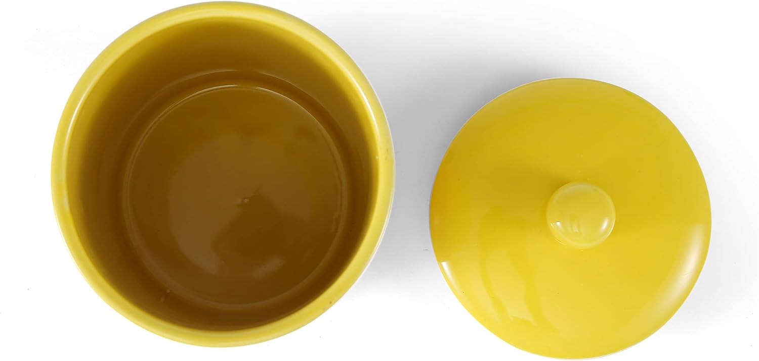Tarro de golosinas  Tarro de cerámica para perros con tapa, apto para lavavajillas, cilindro de almacenamiento de alimentos para perros de Bob