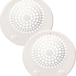 Tapón de silicona duradero para drenaje de ducha, para fregadero de cocina, baño, bañera, fácil de instalar y limpiar (paquete de 2) Tapón de silicona duradero para drenaje de ducha, para fregadero de cocina, baño, bañera, fácil de instalar y limpiar (paquete de 2)