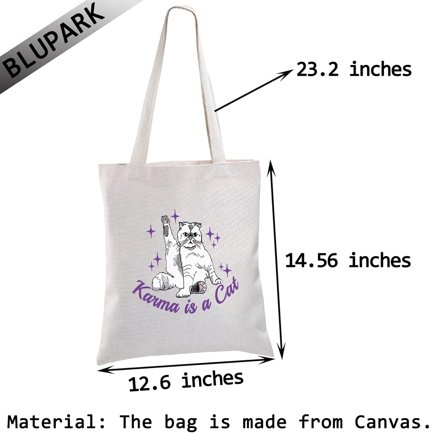 BLUPARK Bolsa de compras inspirada en álbumes, bolsa de hombro para amantes de los gatos, mercancía cantante, regalo inspirado en el cantante, bolsa