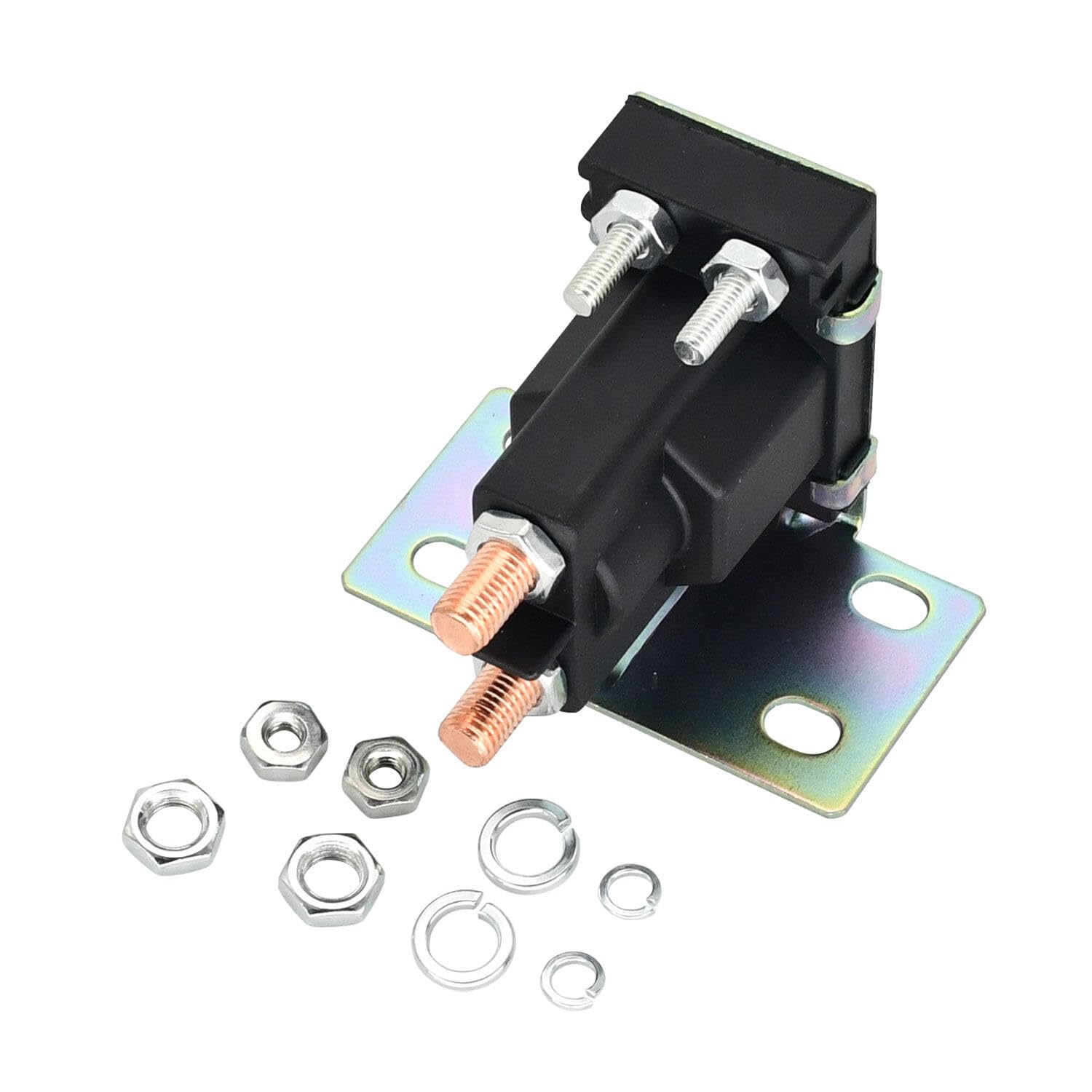 Solenoide de arranque 12V AM104036 27153-G01 612813 27153G01 compatible con John Deere Lawn and Garden Tractor 111H 112L 108 116 STX30 cortacésped