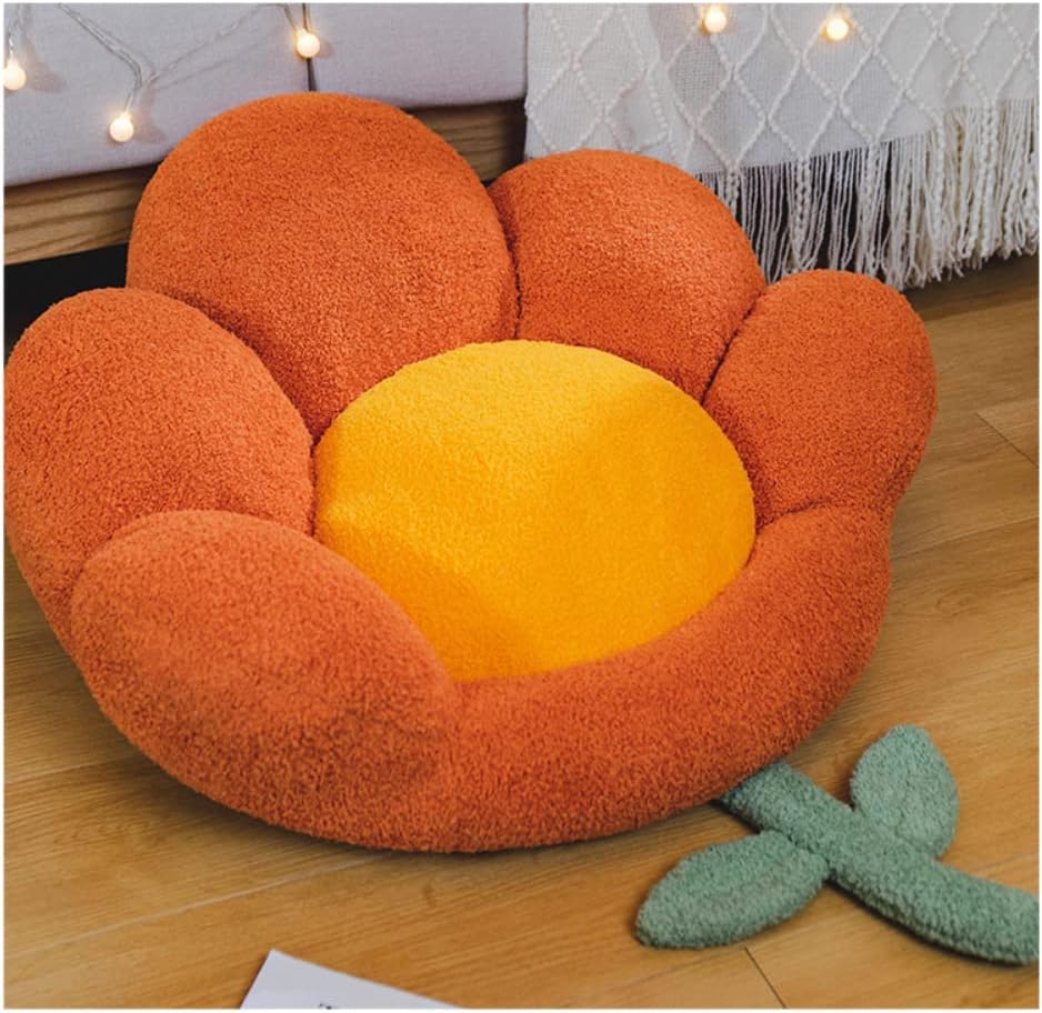 SSDHUA Sofá cama con forma de flor para gatos, lindo y cómodo, nido para gatos, grueso, antideslizante, suave, cama para mascotas, cojín