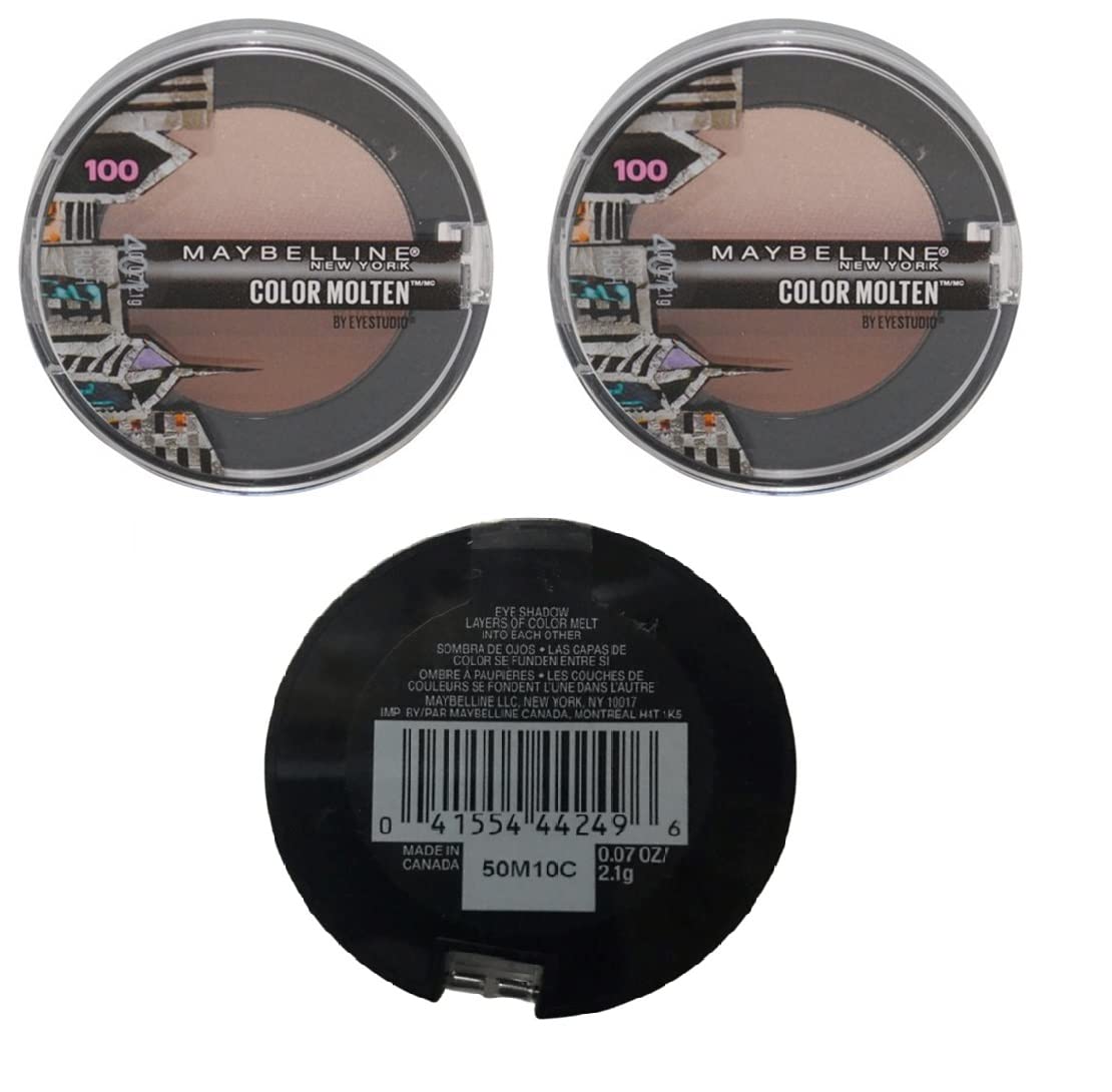 Paquete de 3 sombras de ojos fundidas color Maybelline #401 Rose Rush