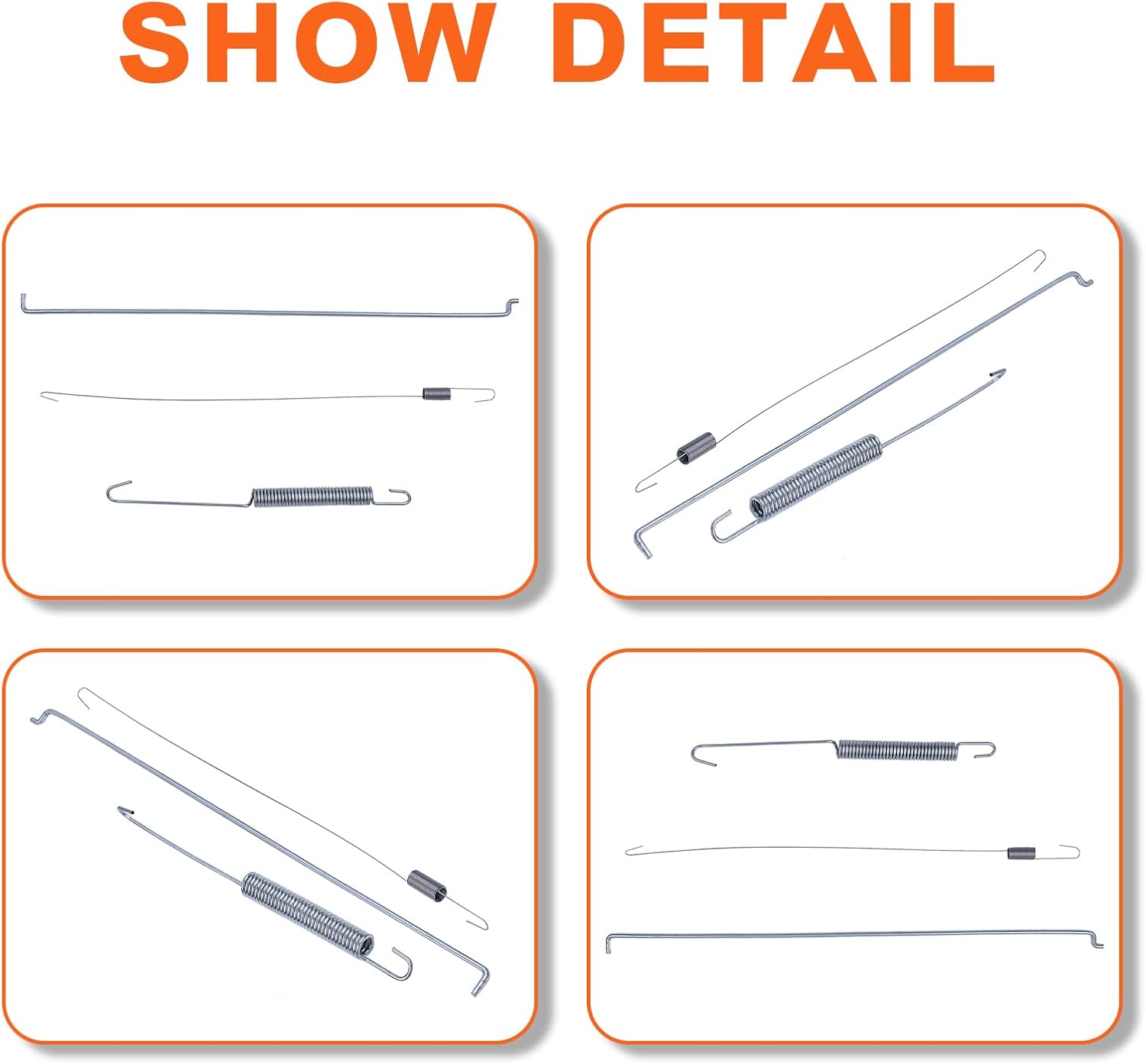 Valla de enlace de resorte del gobernador de vuelta del acelerador para Honda GX340 GX390 16555-ZE3-000, kit de resorte de barra de enlace del