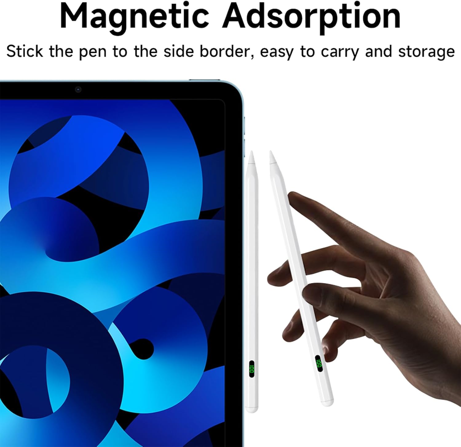 Lápiz óptico para Apple iPad Pencil10 9 generación, iPad Pencil para iPad Active Pencil compatible con Apple iPad Pro 11 y 12.9 pulgadas, iPad 876