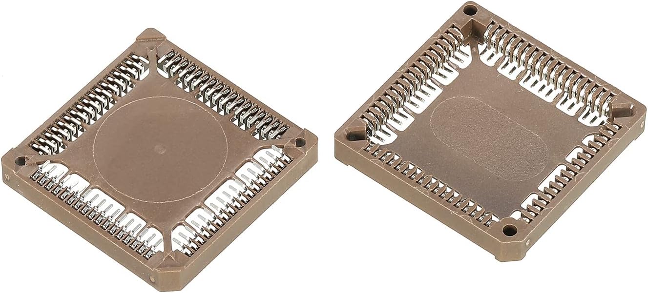 PATIKIL PLCC68P IC Socket 68Pin 0.050 in Pitch SMT Dispositivos montados en superficie para placa PCB Paquete de 2
