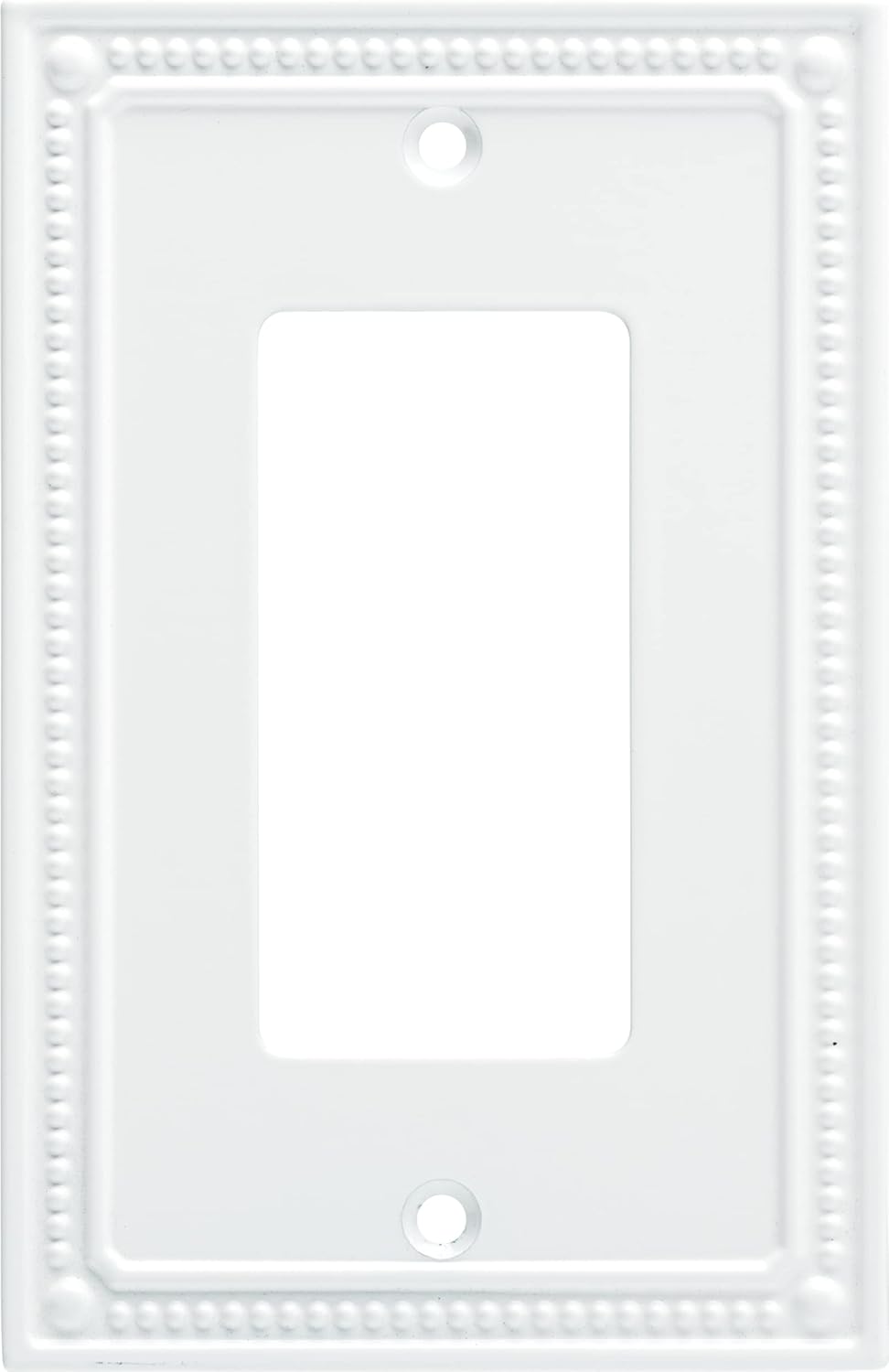 Embellecedor para interruptor de pared Franklin Brass de diseño clásico de bolitas, embellecedor de interruptor, marco de interruptor