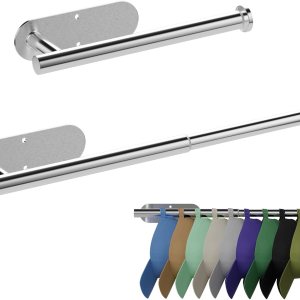 Paquete de 2 estantes para sombreros para gorras de béisbol, soporte organizador retráctil de 20 tapas de acero inoxidable para sombreros, ganchos Paquete de 2 estantes para sombreros para gorras de béisbol, soporte organizador retráctil de 20 tapas de acero inoxidable para sombreros, ganchos