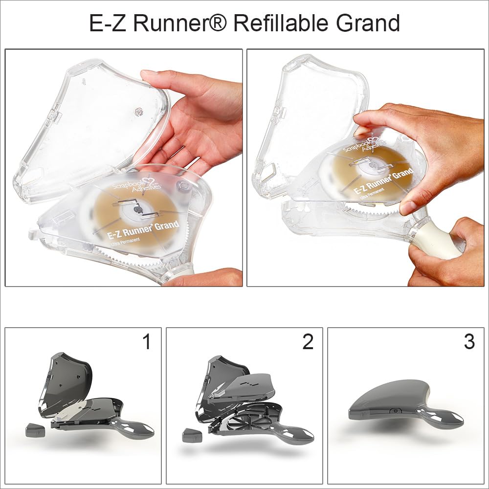 Scrapbook Adhesives by 3L Grand, E-Z Runner – Recambio adhesivo ultra fuerte