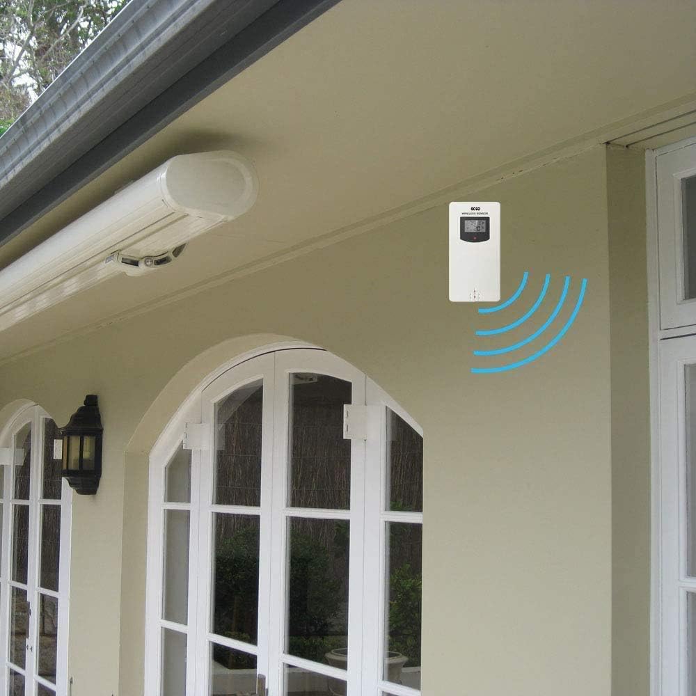 SMARTRO Sensor remoto inalámbrico de reemplazo de termómetro para interior y exterior para SC92