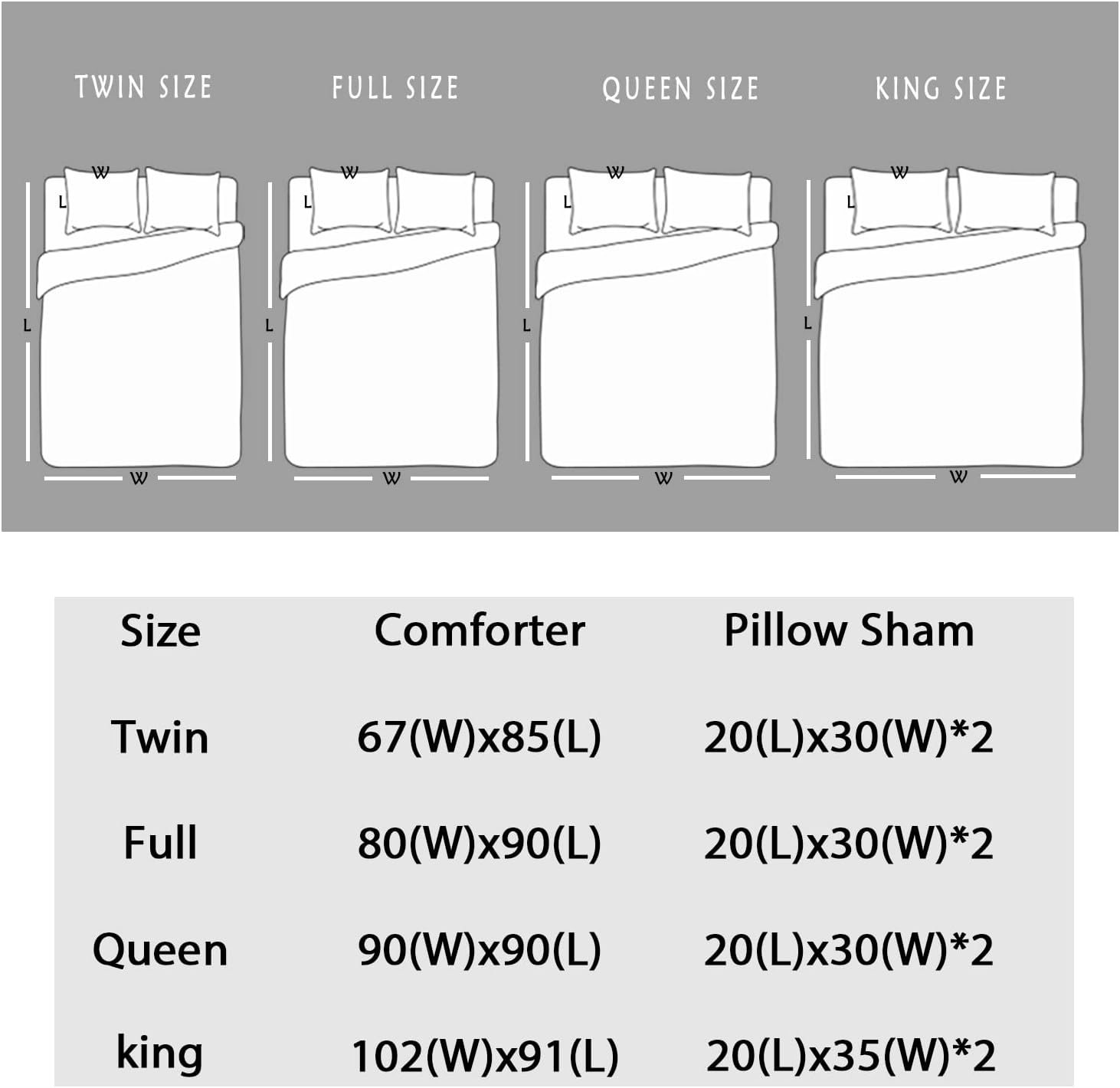HOSIMA Edredón de lobo salvaje, ropa de cama con estampado de animales del bosque con 2 fundas de almohada, juego de ropa de cama de lobo, árbol y