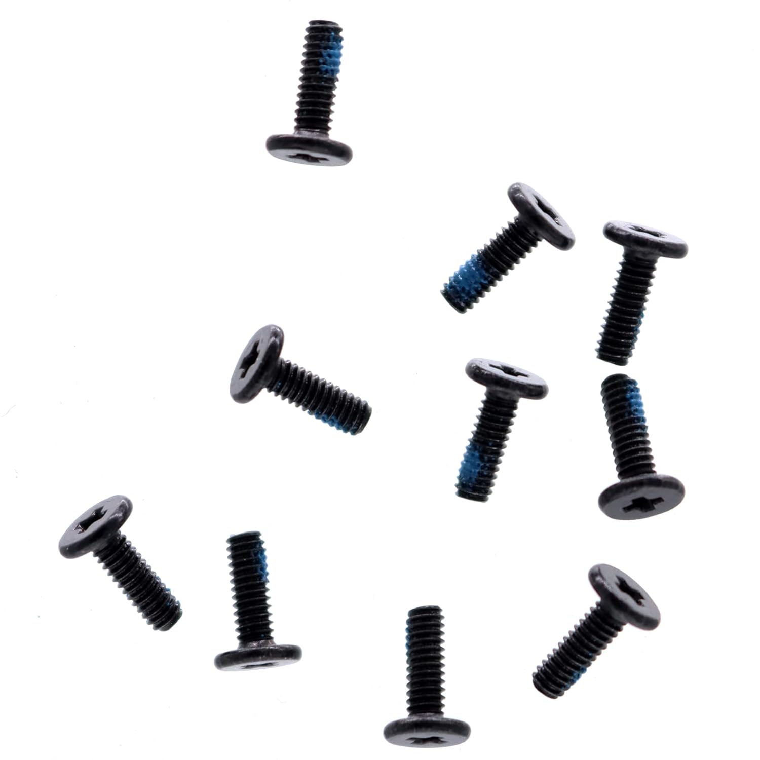 Deal4GO – Paquete de 10 tornillos Phillips de cabeza plana M2.0.000 x 0.236 in con repuesto niquelado para carcasa inferior de laptop, tornillos de