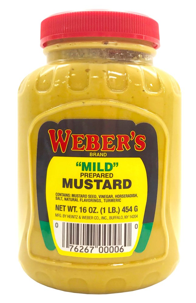MUSTARD WEBERS MILD – 16 onzas.