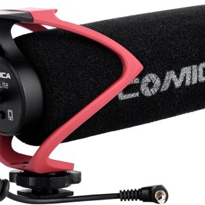 comica CVM-V30 LITE Micrófono de cámara direccional súper cardioide para cámaras Canon Nikon Sony Fuji DSLR y teléfonos inteligentes iPhone Android comica CVM-V30 LITE Micrófono de cámara direccional súper cardioide para cámaras Canon Nikon Sony Fuji DSLR y teléfonos inteligentes iPhone Android