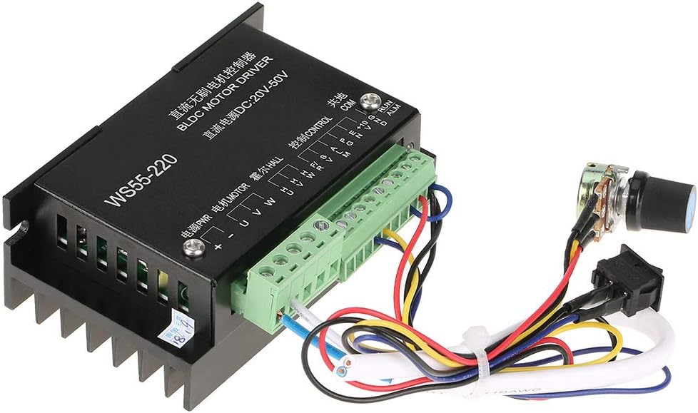 Controlador del controlador del motor,DC 48V 500W CNC sin escobillas husillo BLDC controlador de motor controlador,Controlador de motor paso a paso