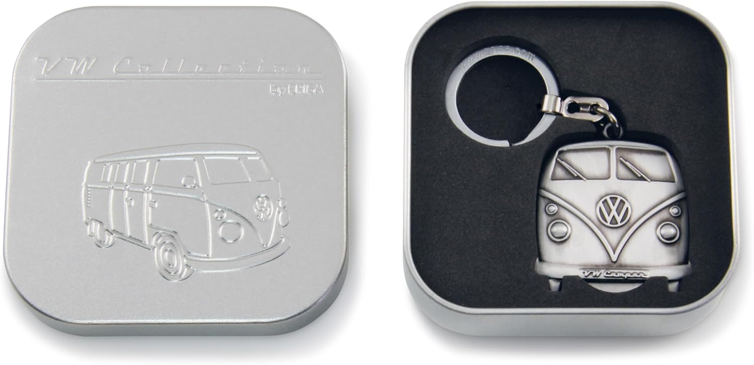 BRISA VW Collection – Llavero Volkswagen Bus T1Beetle con moneda en lata de regalo