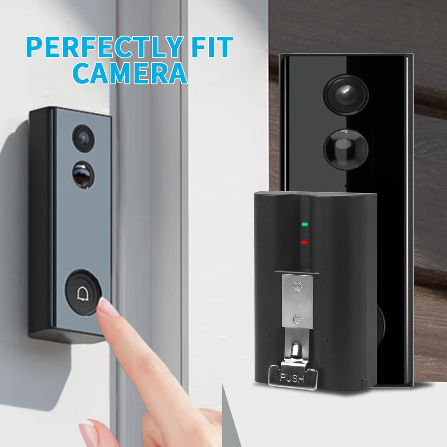 JUBOTY 1 paquete de batería interna de iones de litio de 6040 mAh de repuesto compatible con timbre de video anillo, 233plus4 cámaracámara