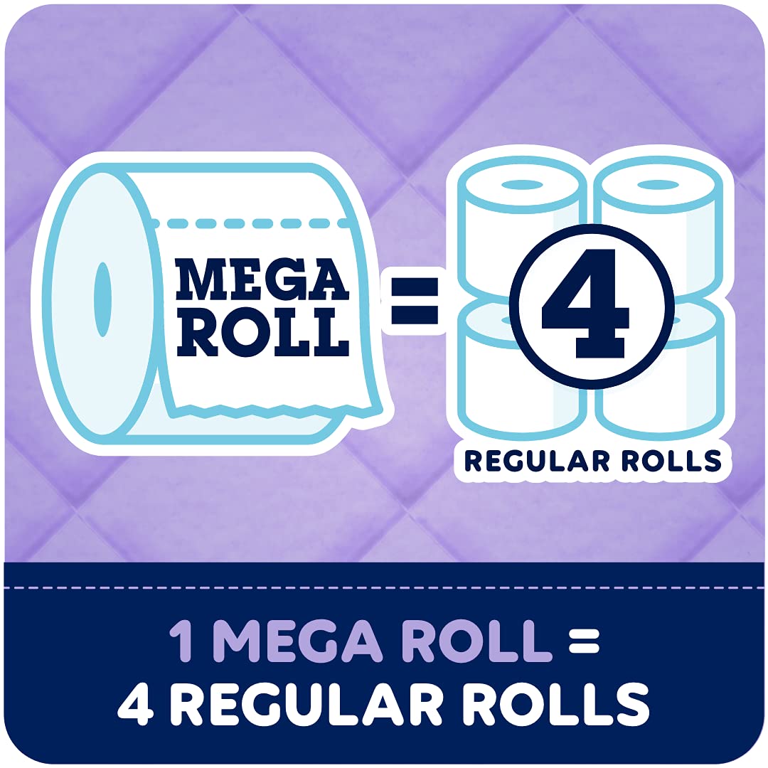 Quilted Northern Papel higiénico ultra afelpado, 4 megarrollos  16 rollos regulares, papel de baño de 3 capas