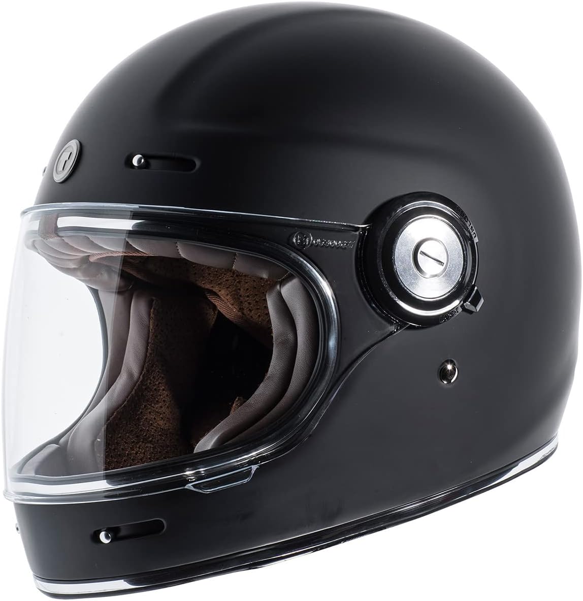 TORC – Casco de cara completa para motocicleta, de fibra de vidrio T1, aprobado por DOT y ECE, estilo retro