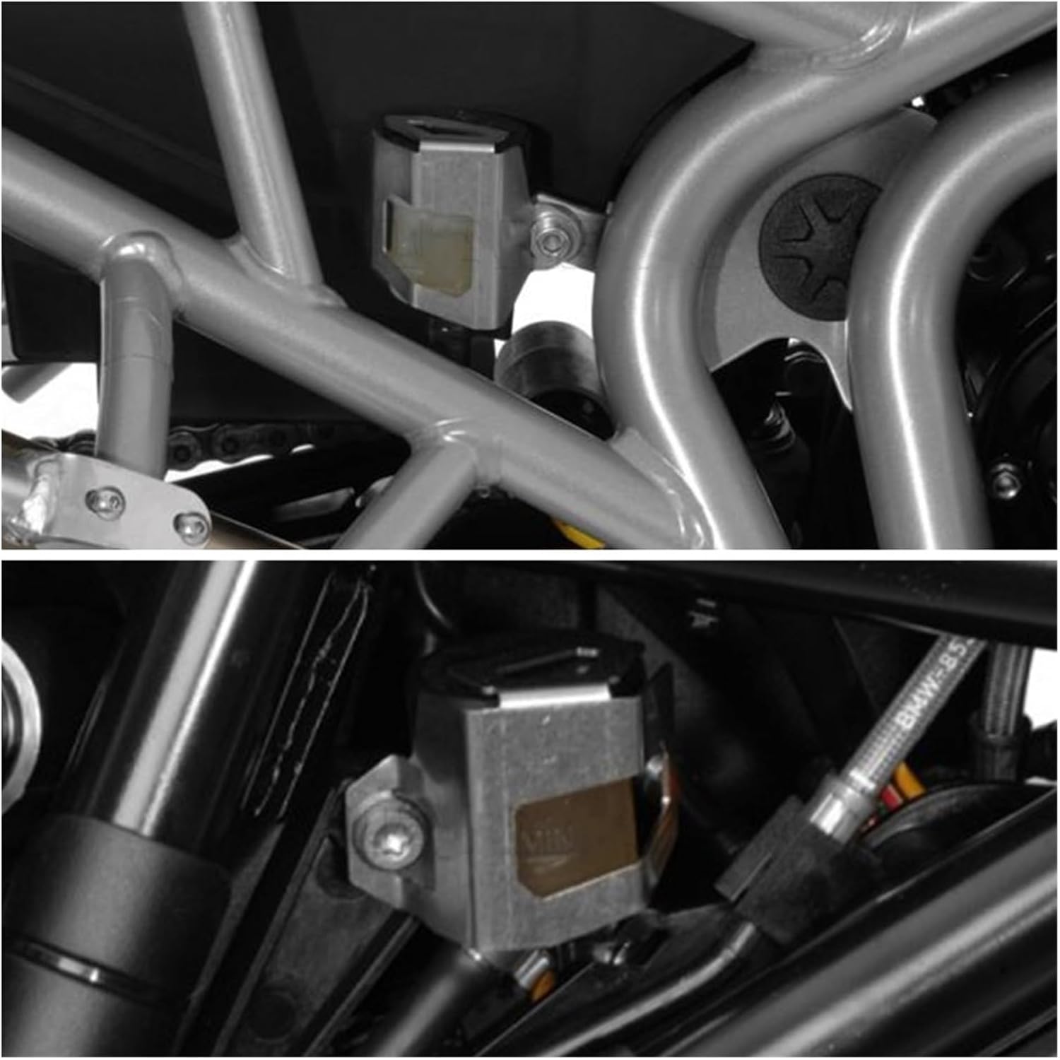 Hair para Yamaha MT09 FZ07 FZ09 MT07 MT-03 MT 07 09 03 MT125 MT10 motocicleta depósito líquido de freno trasero tanque de aceite cubierta (color