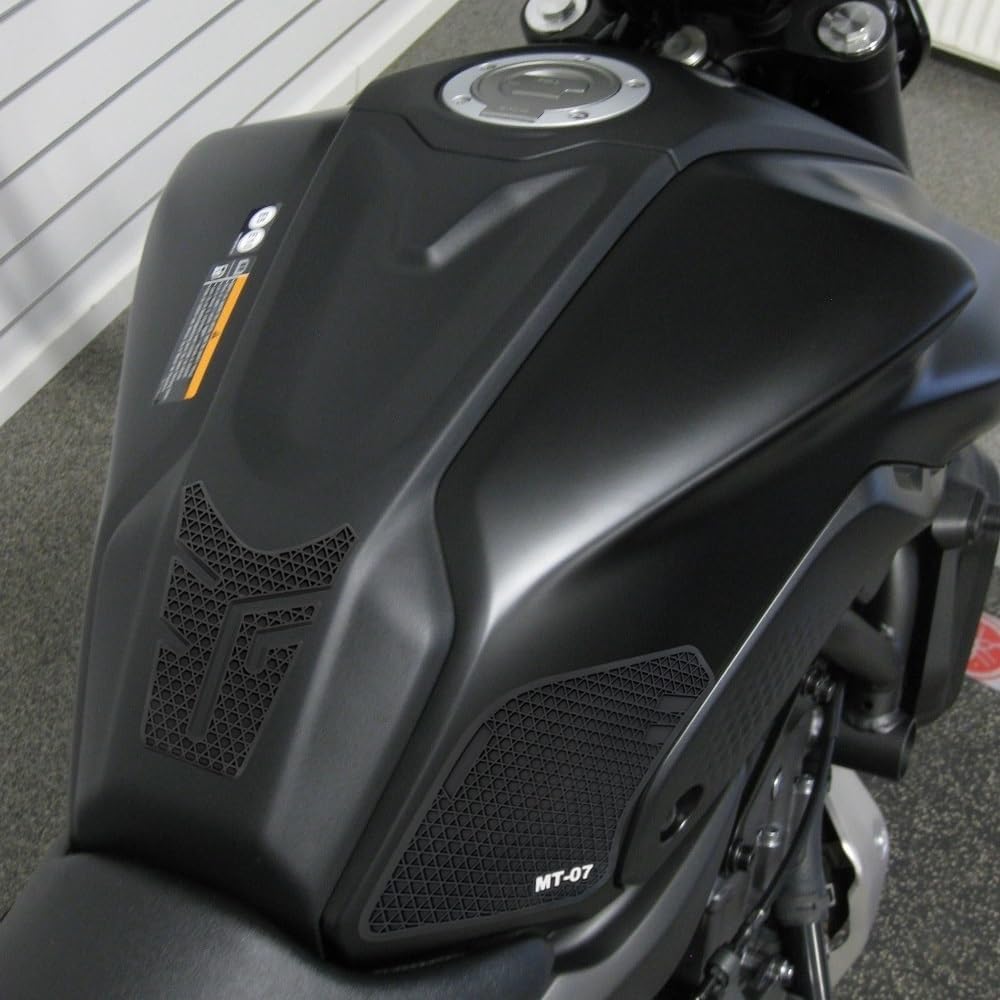 Fuel Tank Sticker Decal Motorcycle Fuel Tank Pad Protection Sticker Fuel Tank Protector Knee Pad Traction Pad for Y&AMAHA MT-07 2021 – (Color  1)
