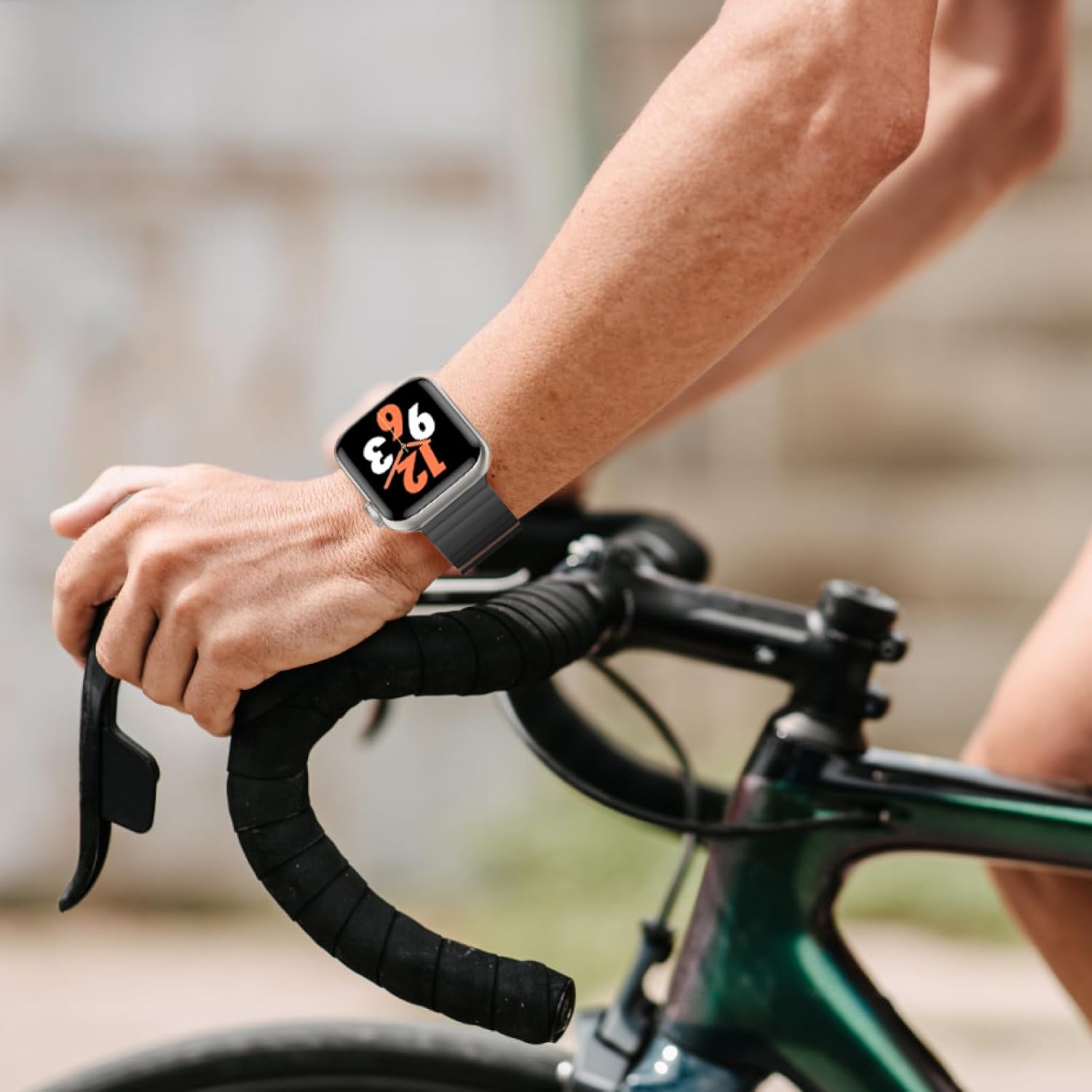 Correas deportivas magnéticas para Apple Watch Ultra Band 1.929 in 1.772 in 1.732 in 1.614 in 1.575 in 1.496 in 1.654 in, correa de repuesto de
